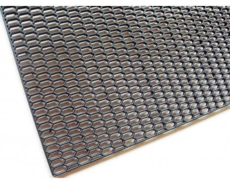Maillage Racing ABS noir - HEX Fine 18x7mm - 120x30cm Maillage Racing ABS noir - HEX Fine 18x7mm - 120x30cm
