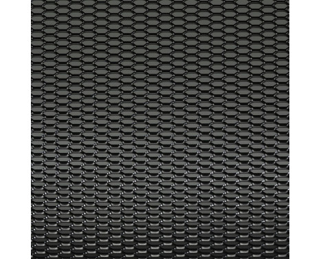 Racing mesh aluminium noir - nid d'abeille 12x6mm - 125x25cm Racing mesh aluminium noir - nid d'abeille 12x6mm - 125x25cm