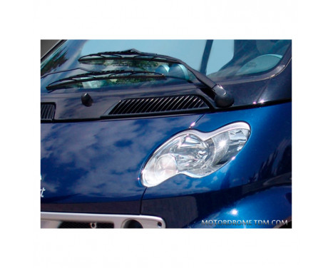 Déflecteurs de phares MCC Smart ForTwo 2002-2006 (ABS) Déflecteurs de phares MCC Smart ForTwo 2002-2006 (ABS)