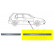 Baguette et bande protectrice, porte