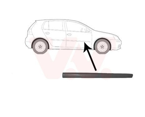 Baguette et bande protectrice, porte