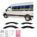 Ensemble d'élargisseurs d'ailes à usage unique (garnitures) pour Mercedes Sprinter W906 Facelift 2014-2018, Vignette 3
