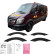 Ensemble d'élargisseurs d'ailes à usage unique (garnitures) pour Mercedes Sprinter W906 Facelift 2014-2018, Vignette 4