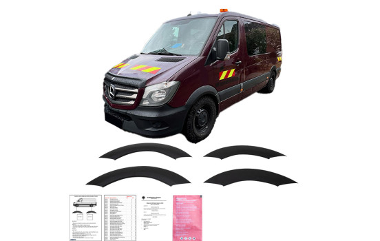 Ensemble d'élargisseurs d'ailes à usage unique (garnitures) pour Mercedes Sprinter W906 Facelift 2014-2018, Image 4