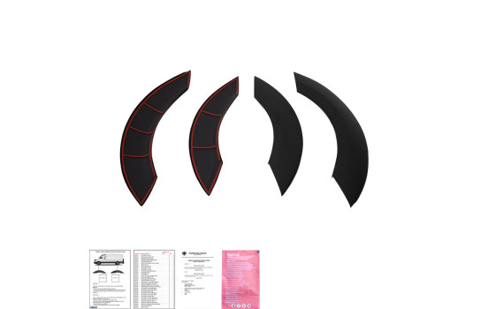 Ensemble d'élargisseurs d'ailes à usage unique (garnitures) pour Mercedes Sprinter W906 Facelift 2014-2018, Image 6