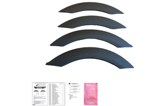 Ensemble d'élargisseurs d'ailes à usage unique (garnitures) pour Mercedes Sprinter W906 Facelift 2014-2018, Image 4