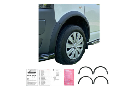 Ensemble d'élargisseurs d'ailes à usage unique (garnitures) pour Volkswagen Transporter T5/T5.1 2003-2015, Image 3