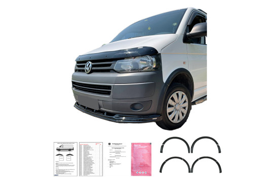 Ensemble d'élargisseurs d'ailes à usage unique (garnitures) pour Volkswagen Transporter T5/T5.1 2003-2015, Image 4