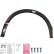 Ensemble d'élargisseurs d'ailes à usage unique (garnitures) pour Volkswagen Transporter T5/T5.1 2003-2015, Vignette 6