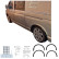 Ensemble d'élargisseurs d'ailes à usage unique (garnitures) pour Volkswagen Transporter T5/T5.1 2003-2015, Vignette 3