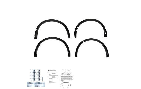 Ensemble d'élargisseurs d'ailes à usage unique (garnitures) pour Volkswagen Transporter T5/T5.1 2003-2015, Image 5