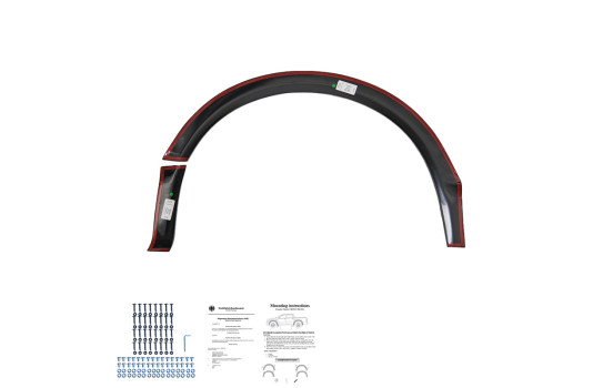 Ensemble d'élargisseurs d'ailes à usage unique (garnitures) pour Volkswagen Transporter T5/T5.1 2003-2015, Image 6