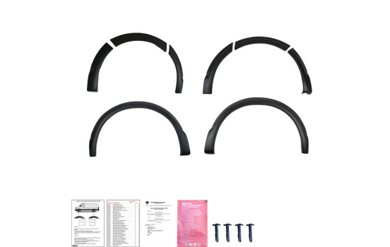 Ensemble d'élargisseurs d'ailes à usage unique (garnitures) pour Volkswagen Transporter T6 2015-2019, Image 5
