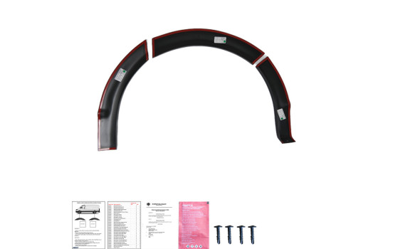 Ensemble d'élargisseurs d'ailes à usage unique (garnitures) pour Volkswagen Transporter T6 2015-2019, Image 6