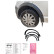 Ensemble d'élargisseurs d'ailes à usage unique (garnitures) pour Volkswagen Transporter T6 2015-2019, Vignette 5