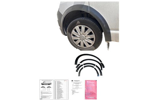 Ensemble d'élargisseurs d'ailes à usage unique (garnitures) pour Volkswagen Transporter T6 2015-2019, Image 5