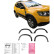 Ensemble d'extensions d'ailes (garnitures) à usage unique pour Dacia Duster II 2018-2024 avec Park Assist (Offr, Vignette 4