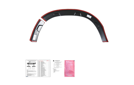 Ensemble d'extensions d'ailes (garnitures) à usage unique pour Dacia Duster II 2018-2024 avec Park Assist (Offr, Image 6