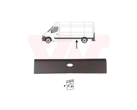 Panneau décoratif / de protection, paroi latérale