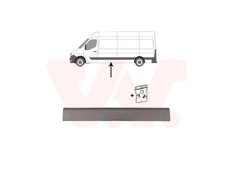 Panneau décoratif / de protection, paroi latérale