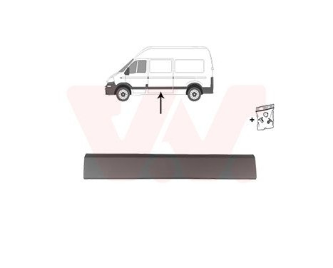 Panneau décoratif / de protection, paroi latérale