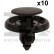 Clip, bande décorative/protectrice