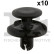 Clip, bande décorative/protectrice