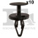 Clip, bande décorative/protectrice