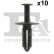 Clip, bande décorative/protectrice