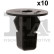 Clip, bande décorative/protectrice
