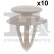 Clip, bande décorative/protectrice