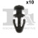 Clip, bande décorative/protectrice
