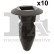 Clip, bande décorative/protectrice