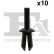 Clip, bande décorative/protectrice