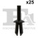 Clip, bande décorative/protectrice