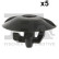 Clip, bande décorative/protectrice