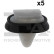 Clip, bande décorative/protectrice