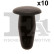 Clip, bande décorative/protectrice