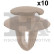Clip, bande décorative/protectrice