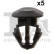 Clip, bande décorative/protectrice
