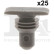 Clip, bande décorative/protectrice