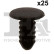 Clip, bande décorative/protectrice