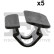 Clip, bande décorative/protectrice