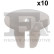 Clip, bande décorative/protectrice