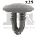 Clip, bande décorative/protectrice