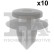 Clip, bande décorative/protectrice