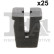 Clip, bande décorative/protectrice