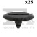 Clip, bande décorative/protectrice