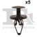 Clip, bande décorative/protectrice
