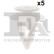 Clip, bande décorative/protectrice